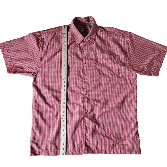 Point Zero Manufacturing Short Sleeve Button Up Shirt Size XL Multicolor Stripe - Picture 4 of 8